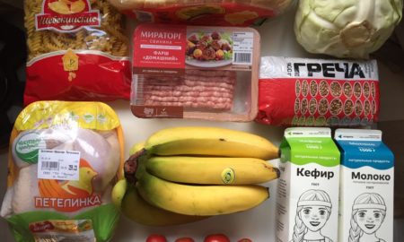 Продукты на неделю корзина еда выжить на 100 рублей