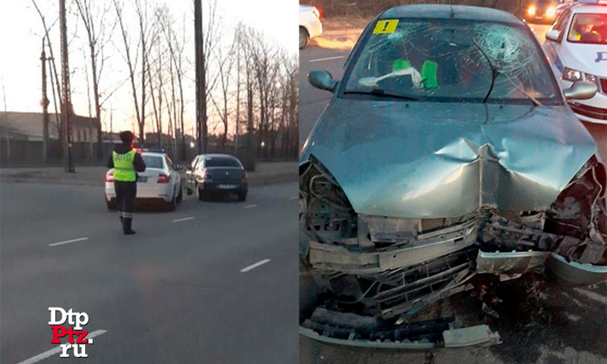 В Петрозаводске автомобиль врезался в столб: водитель разбил головой  лобовое стекло | 13.04.2020 | Новости Петрозаводска - БезФормата