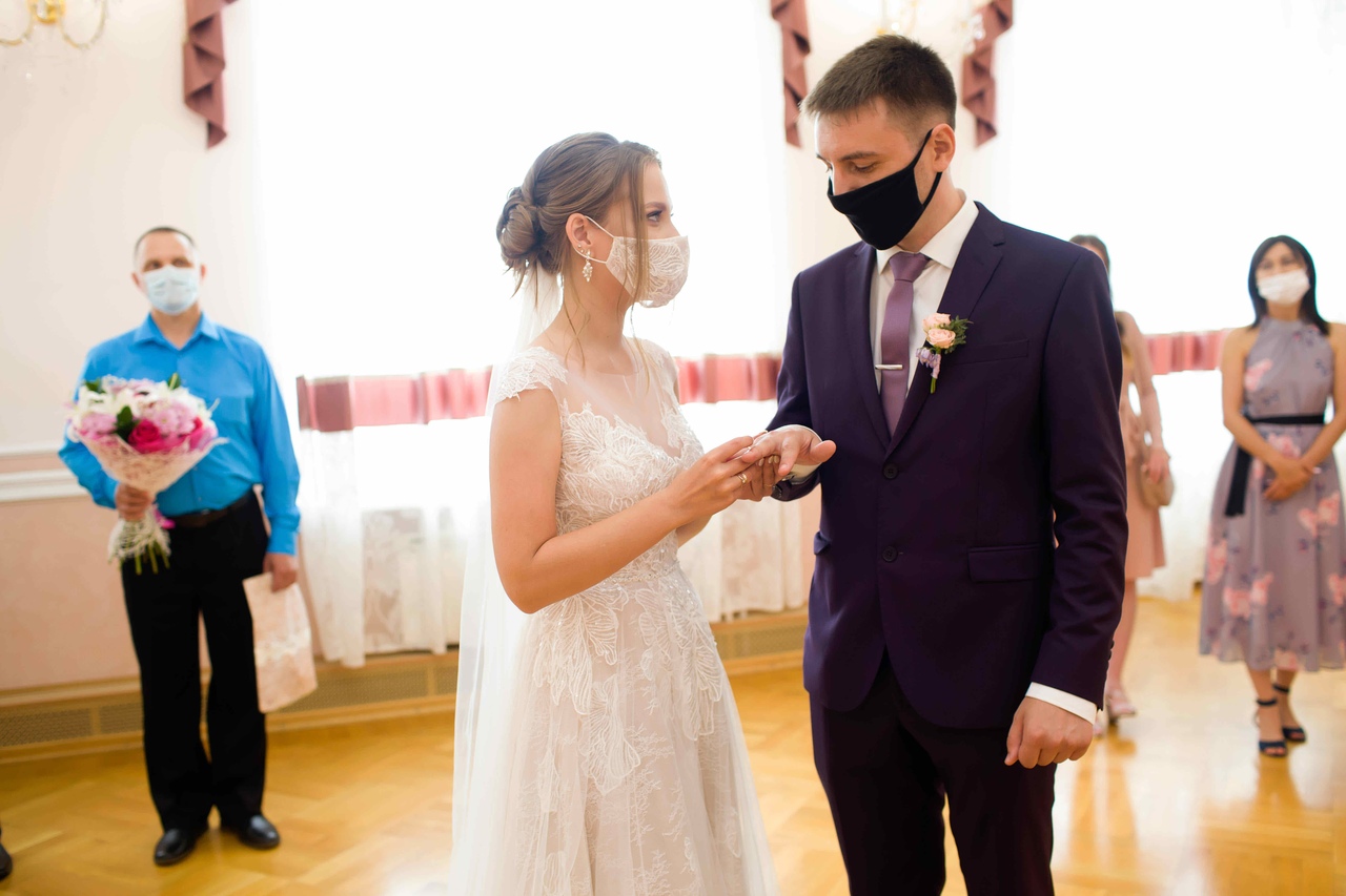 свадьба маски