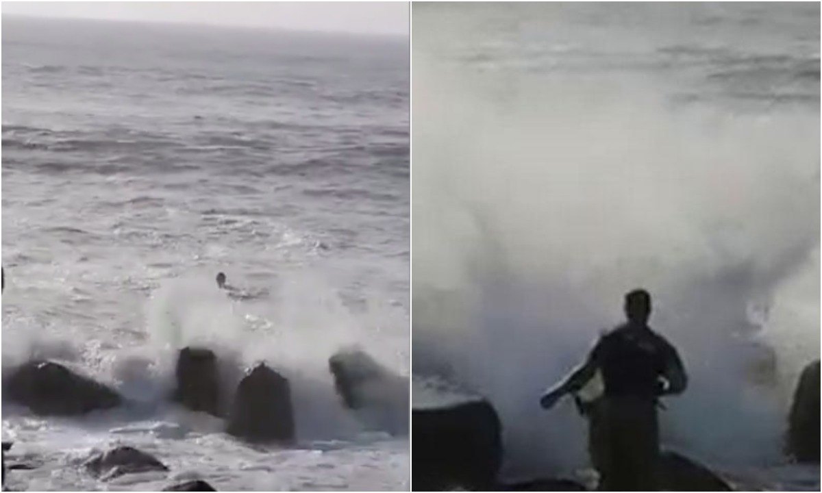 Шторм болезнь. Человек на фоне шторма. Холмск Пирс волны. Чувак на фоне урагана. Селфи на фоне урагана.