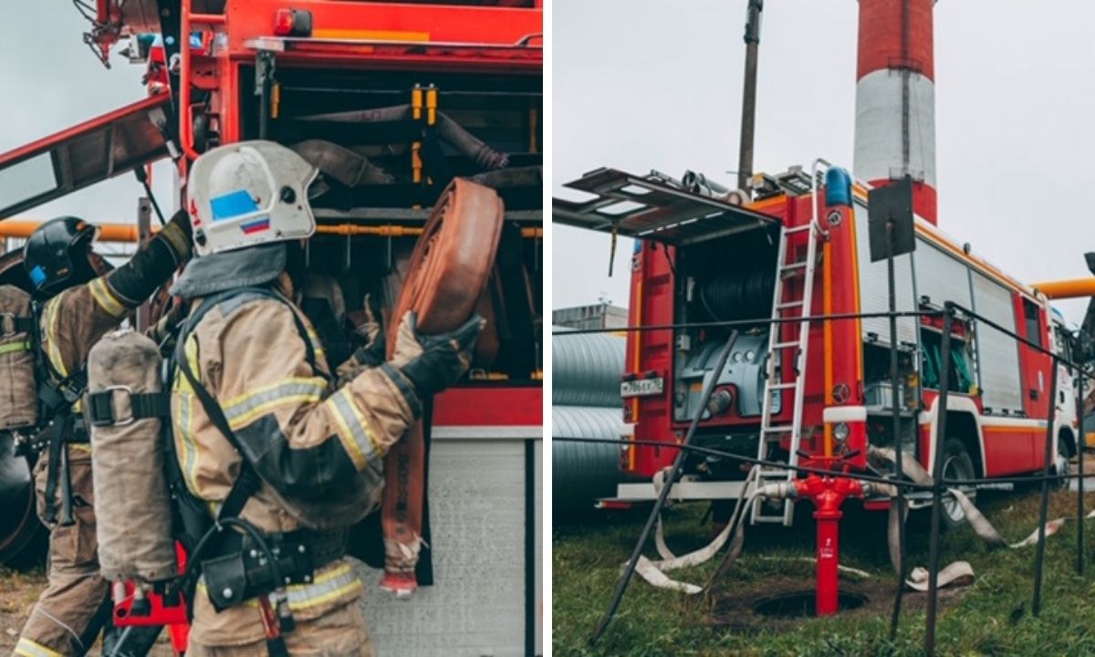 тгк, тренировка, пожарная безопасность, пожаробезопасность, петрозаводская тэц