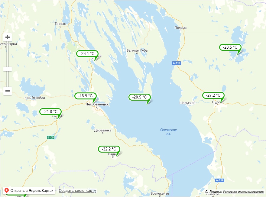 Карта ладва петрозаводск
