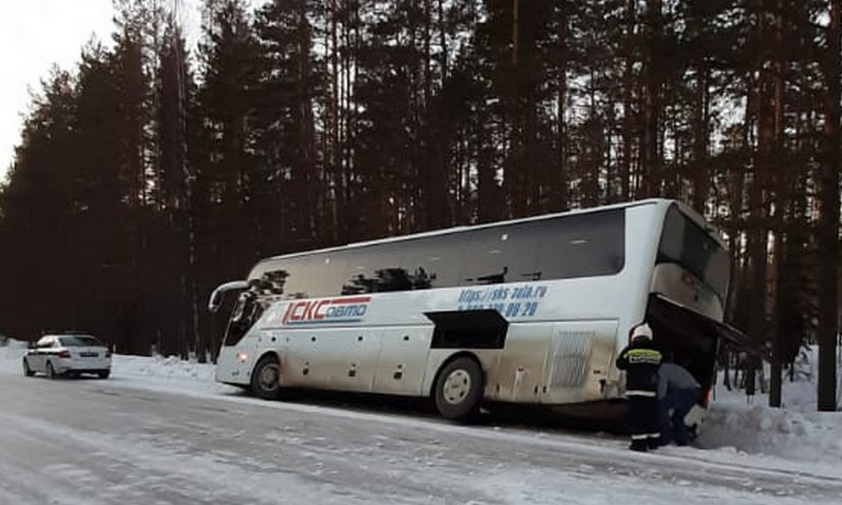 авария с автобусом в Карелии