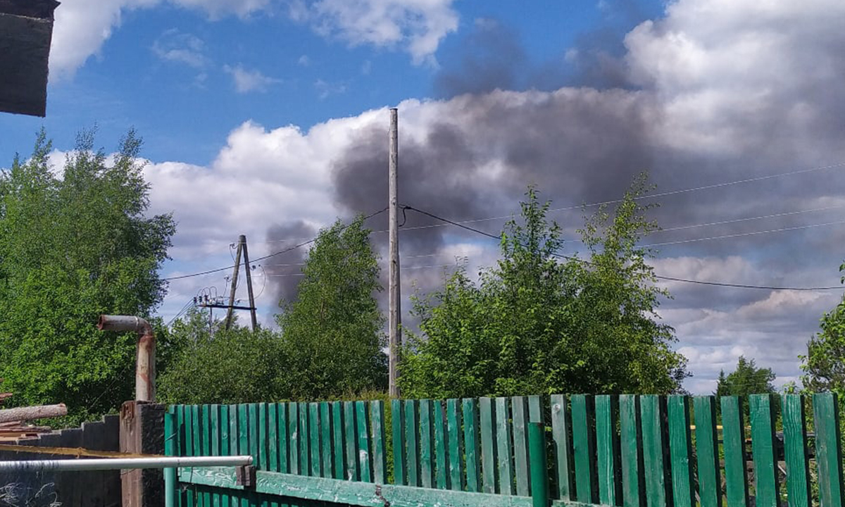 В Карелии семья осталась без дома после страшного пожара