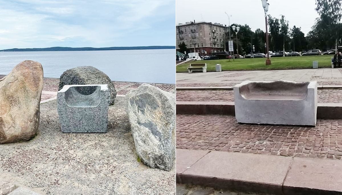 На набережной Онежского озера появились новые арт-объекты