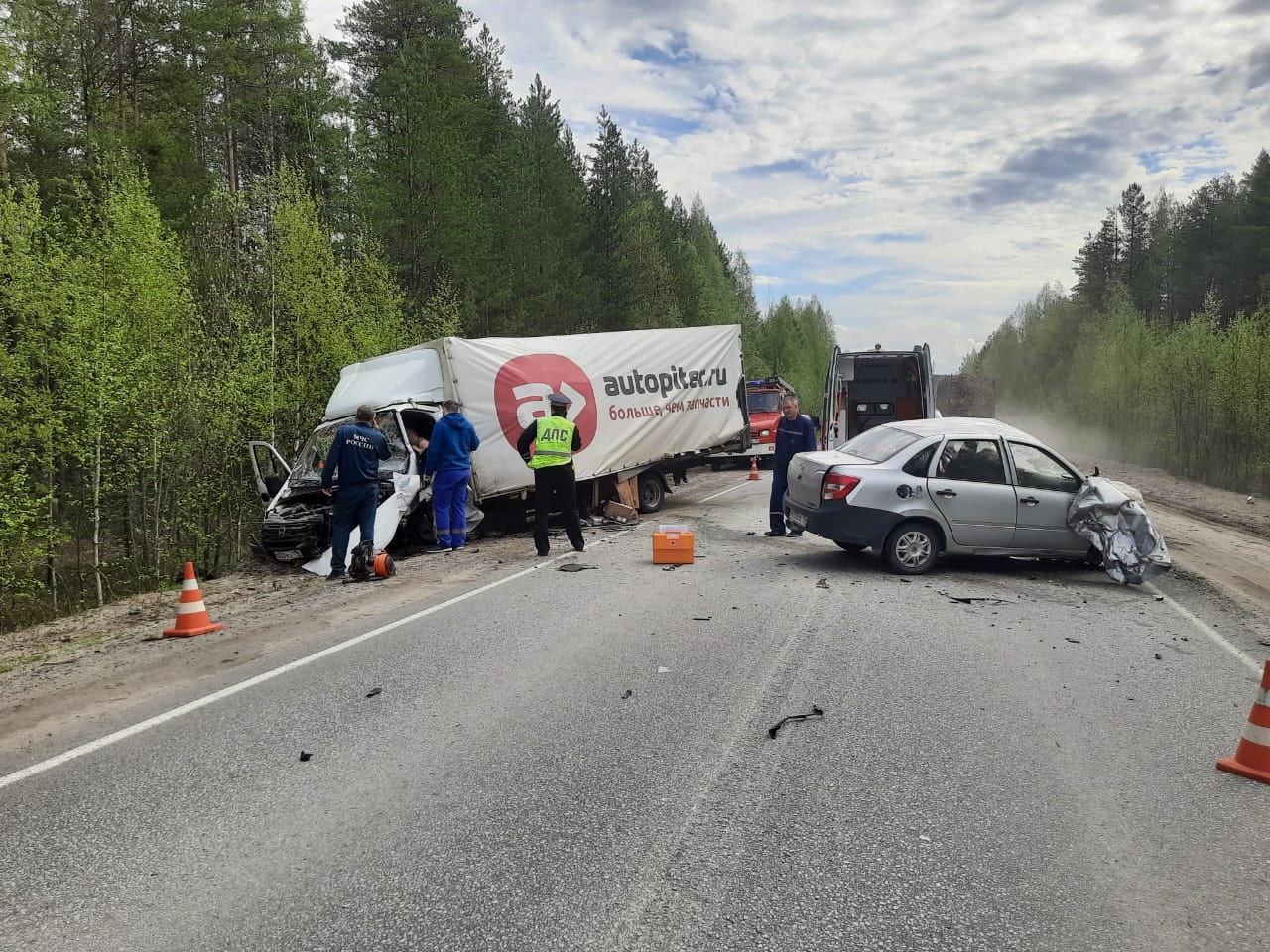 Пенсионер погиб в страшной аварии на севере Карелии