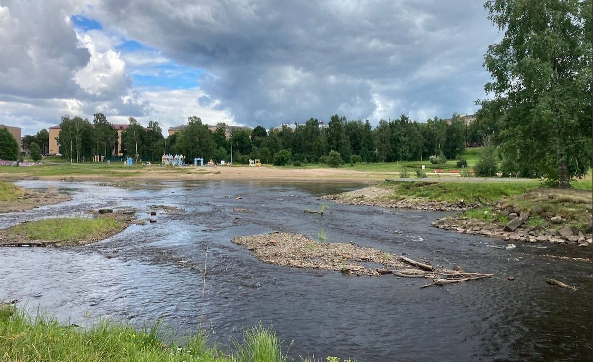 петрозаводск река лососинка