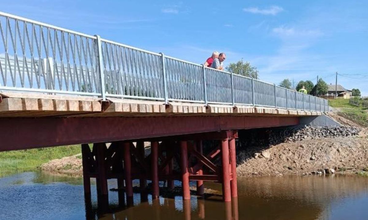 Отремонтирован важный для передвижения по Карелии мост