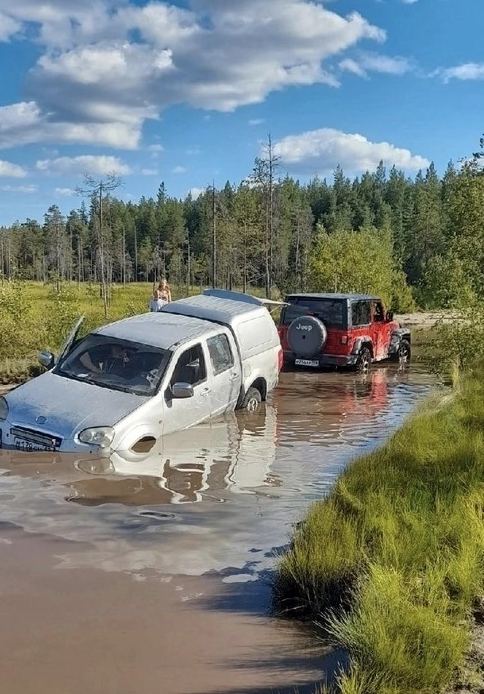 Дорога на гору Воттоваара