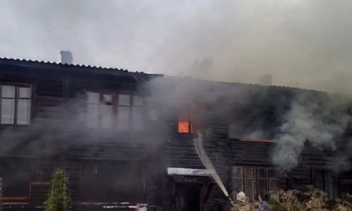 пожар в Петрозаводске