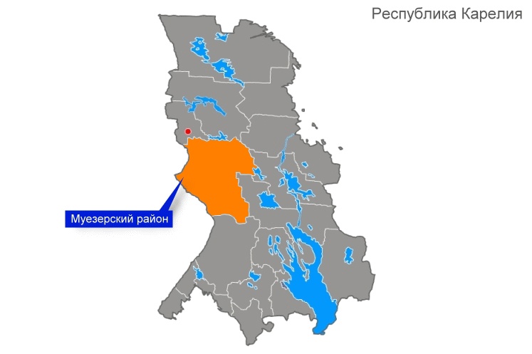 П муезерский республика карелия карта