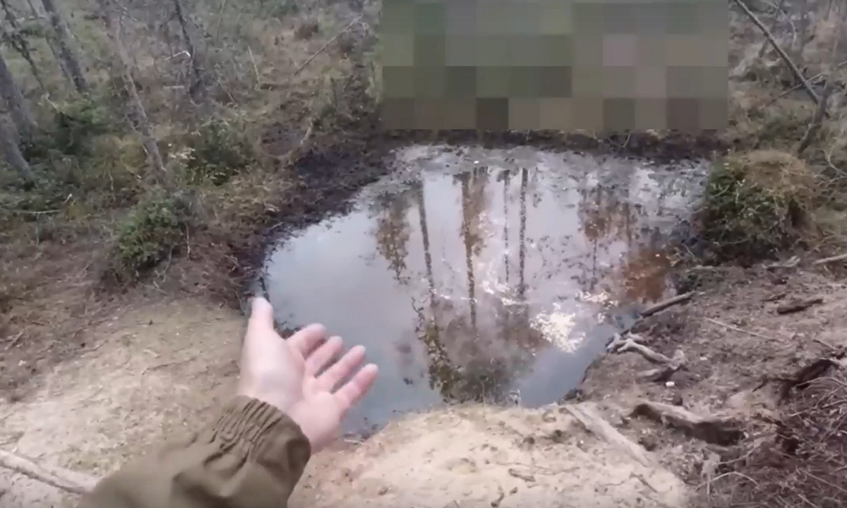 захоронение форели Унус