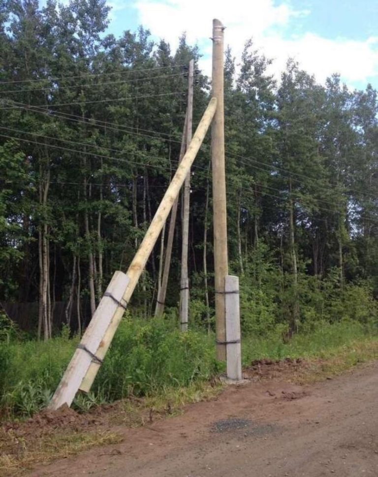 Фото деревянного столба