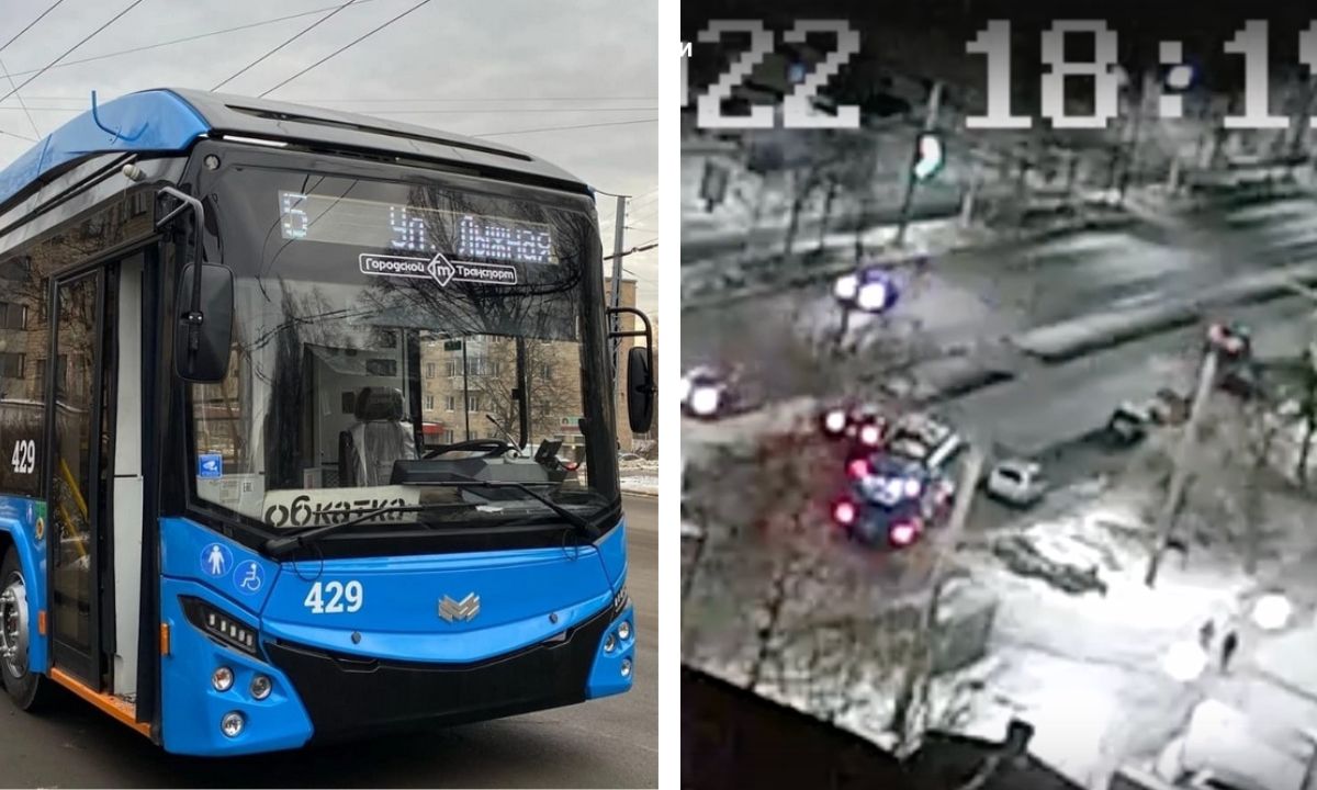 троллейбус, дорога, Петрозаводск