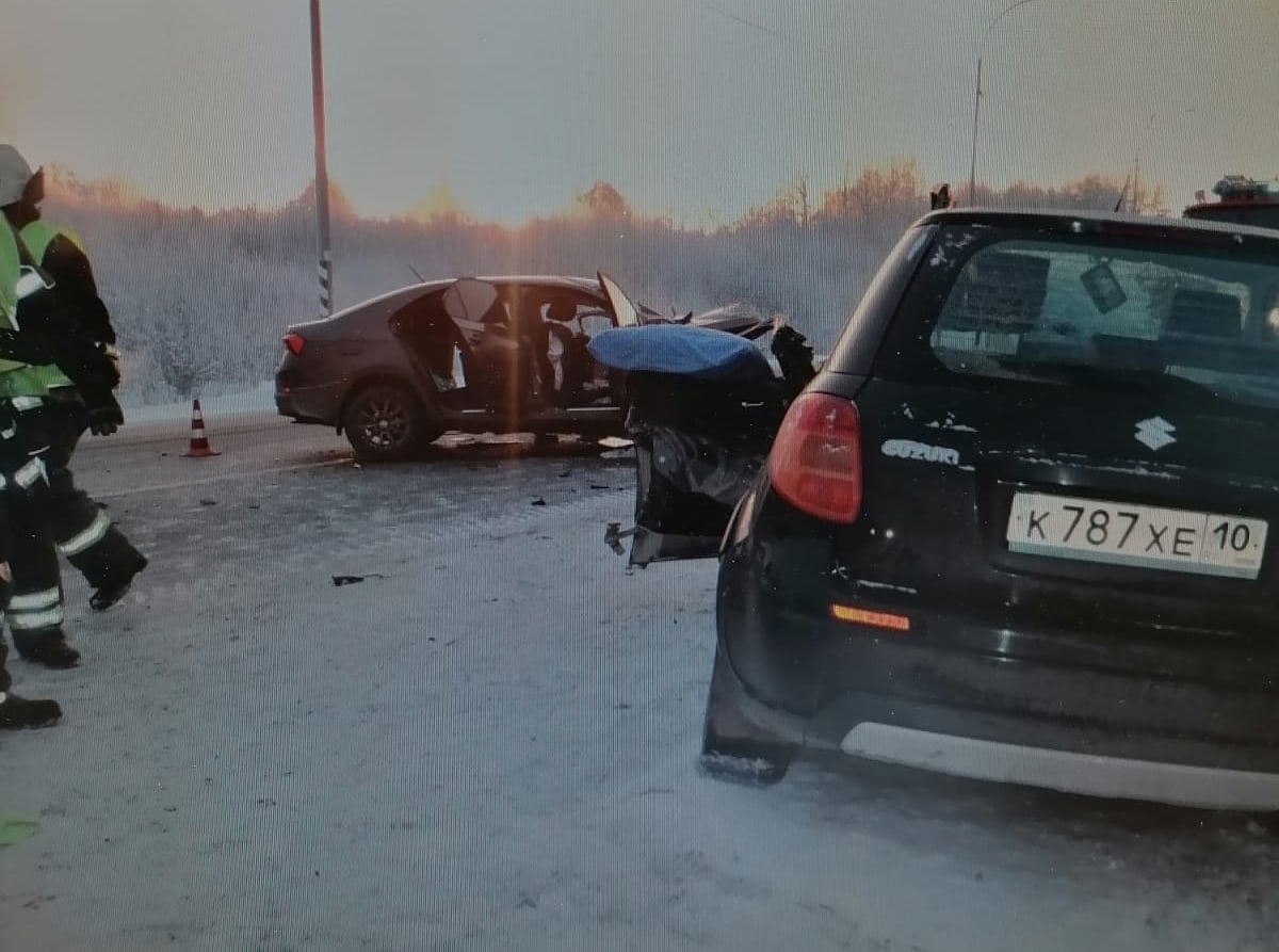 Страшная авария произошла сегодня утром на трассе «Кола»