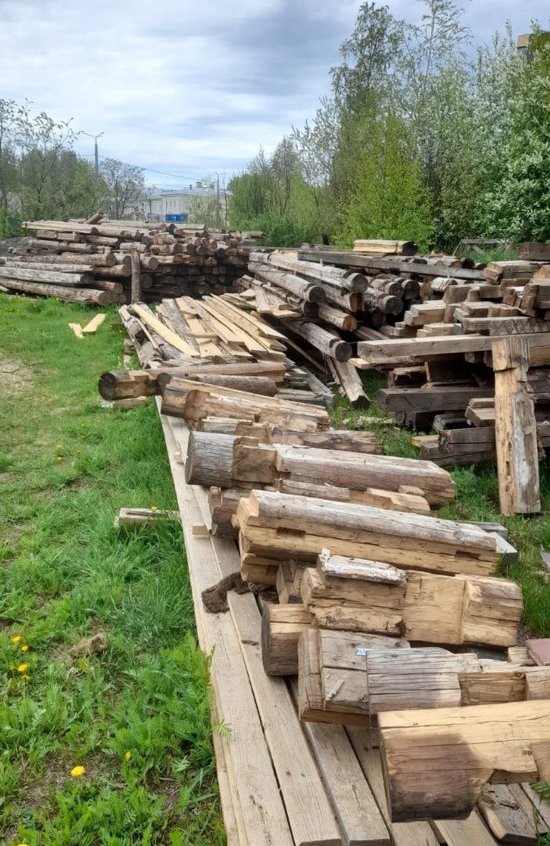 В Петрозаводске старинный дом начали возводить на новом месте | 23.05.2023  | Новости Петрозаводска - БезФормата