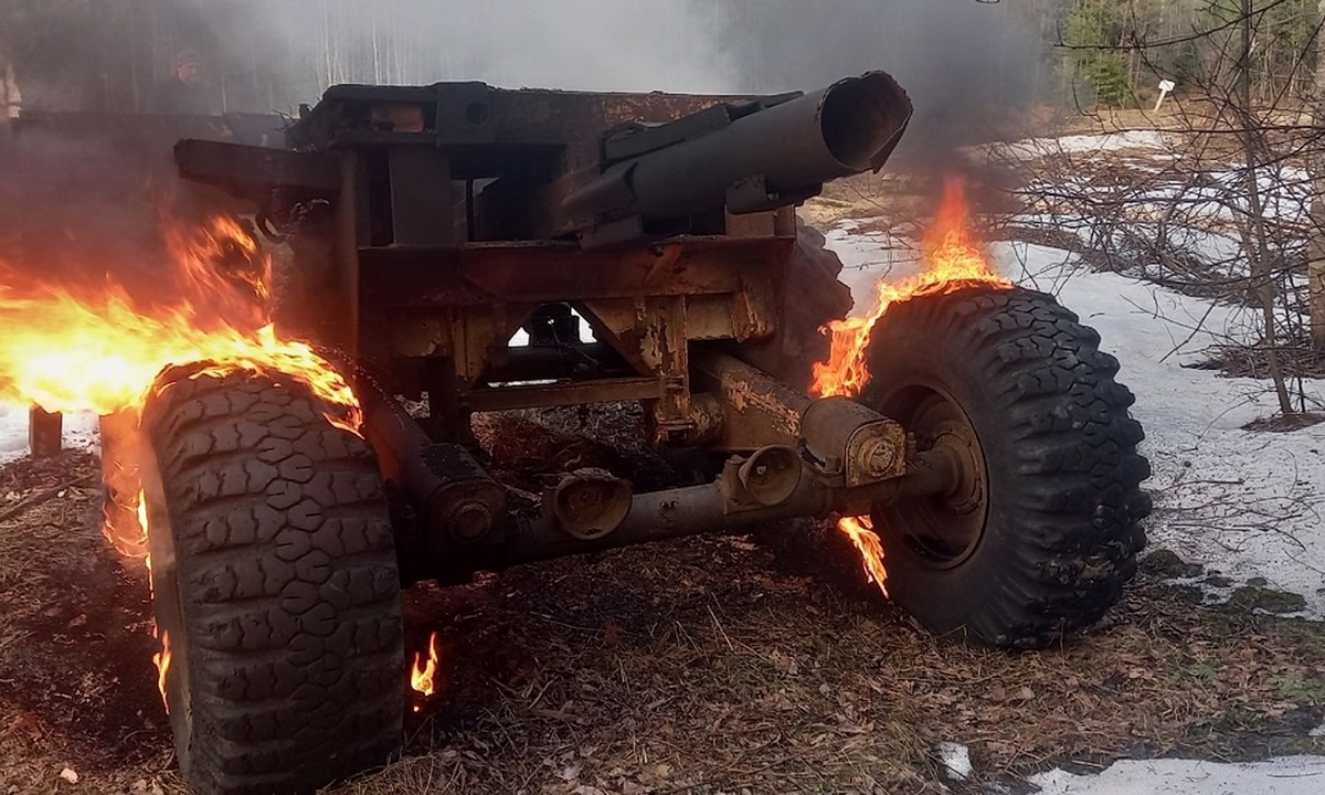 В Карелии  лес чуть не загорелся из-за поджога техники