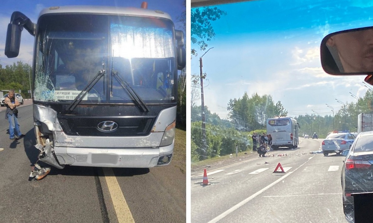 Автобус врезался в машину, и ее отбросило на женщину-пешехода: она погибла