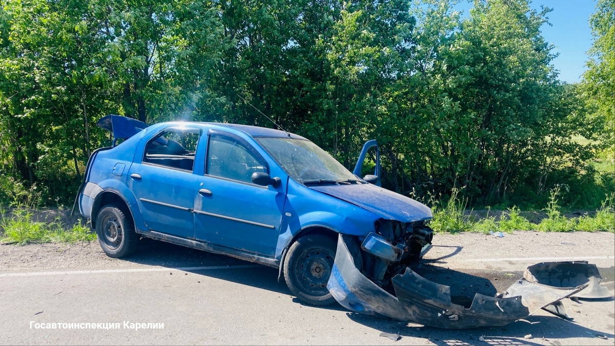 За выходные в Карелии в ДТП пострадали 10 человек, в том числе дети