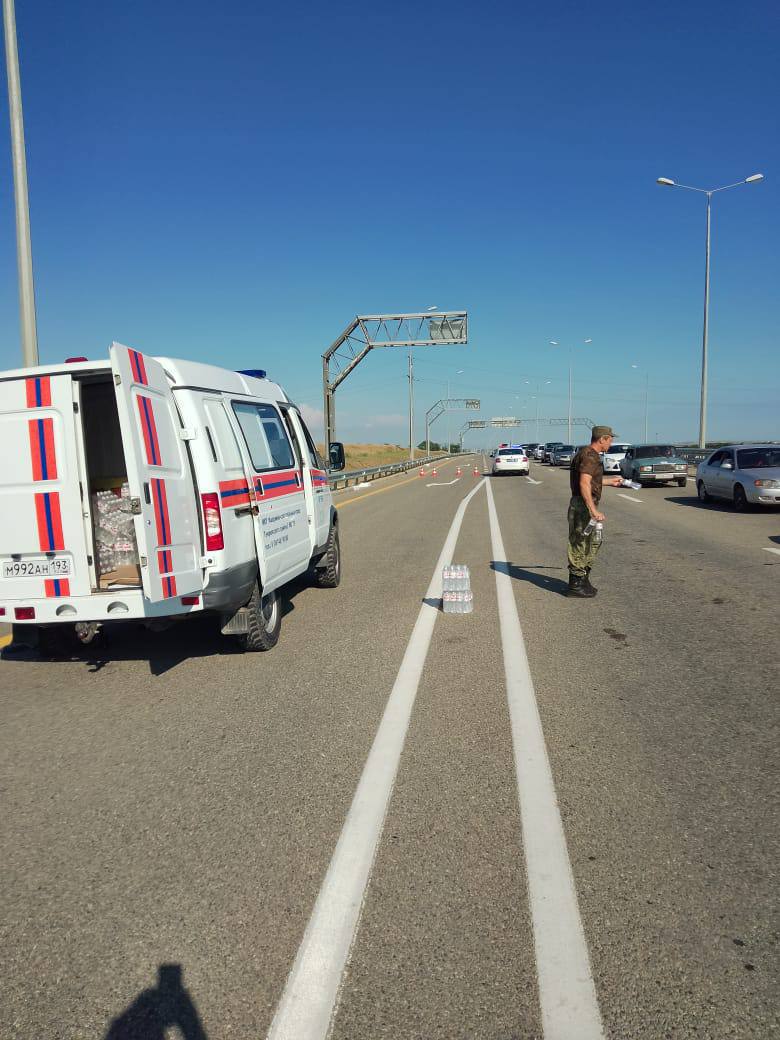 Автомобильная пробка у Крымского моста достигла 13 километров | 03.07.2023  | Новости Петрозаводска - БезФормата