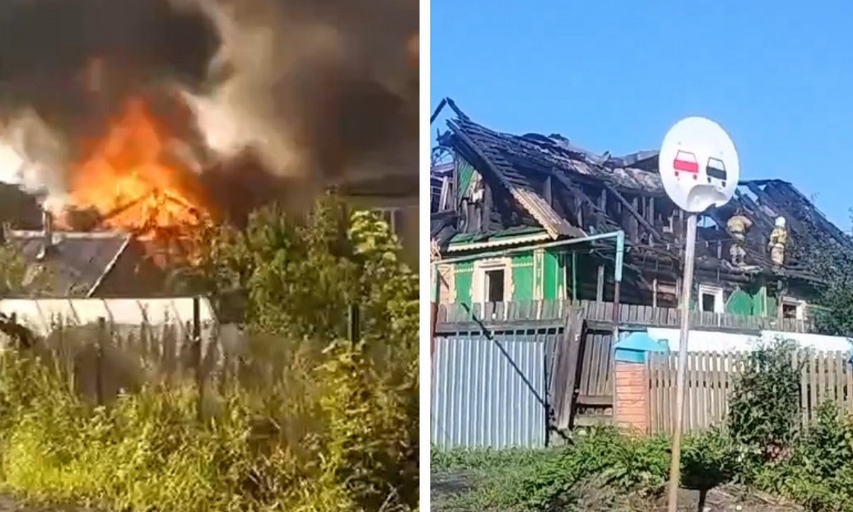 Еще один дом загорелся сегодня утром в Петрозаводске | 15.08.2023 | Новости  Петрозаводска - БезФормата