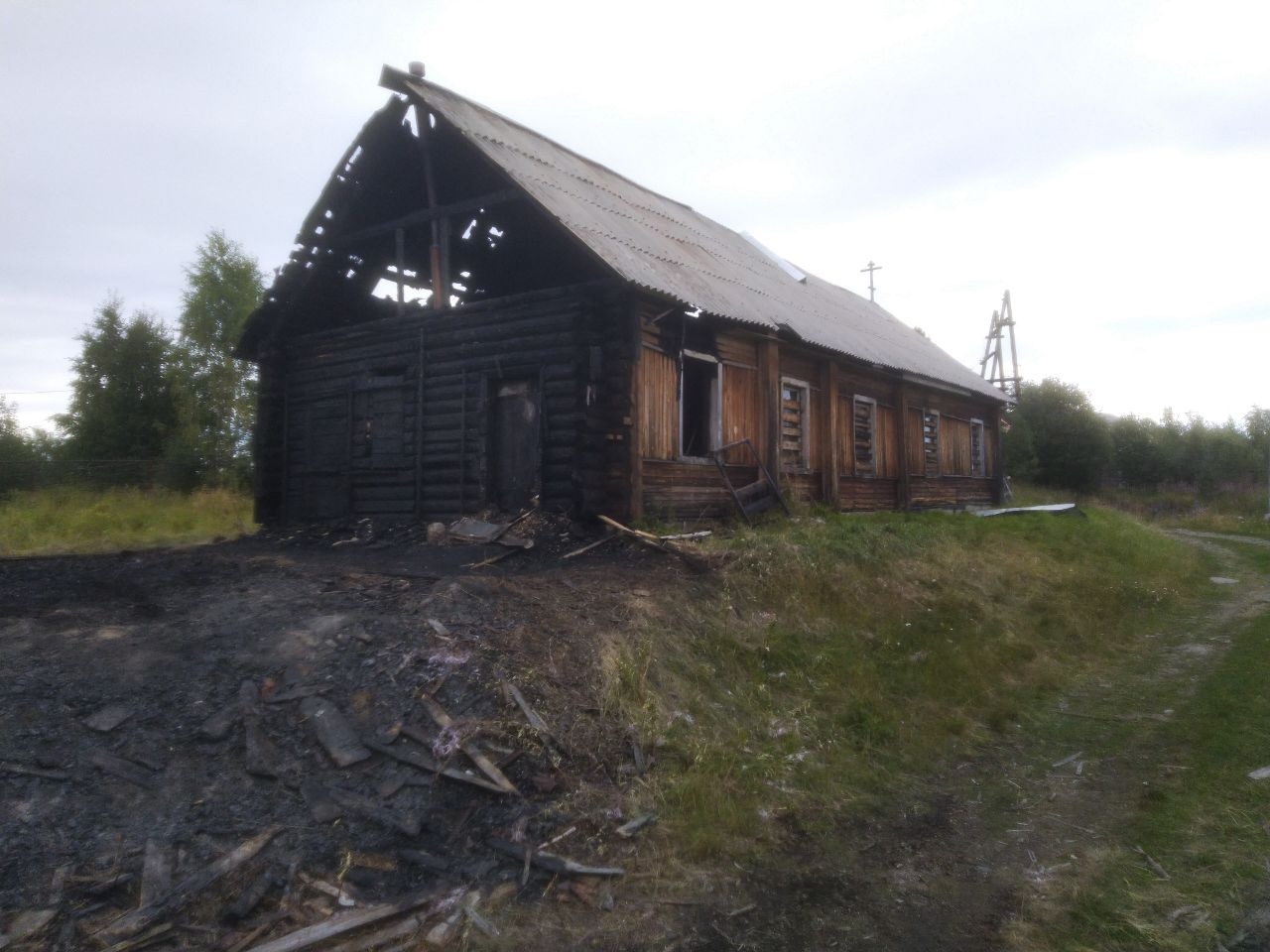 Сгорела Церковь в Карелии