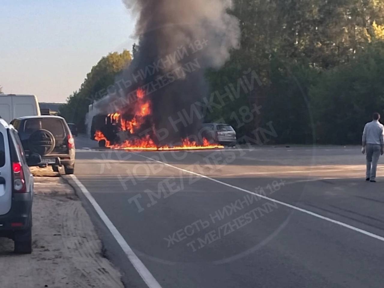 УАЗ с солдатами разбился и сгорел: есть погибшие