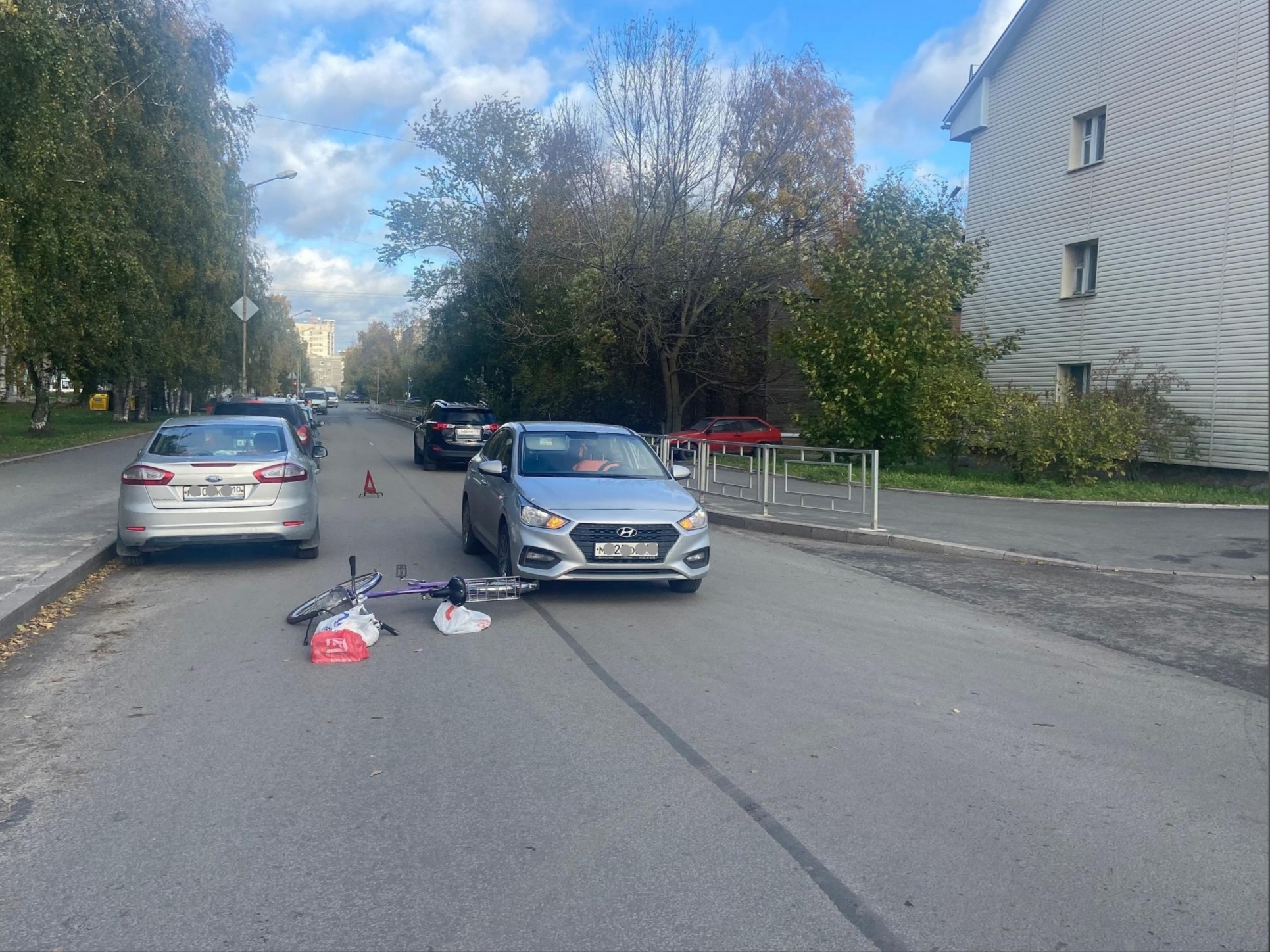 62-летнюю женщину на велосипеде сбили в Петрозаводске