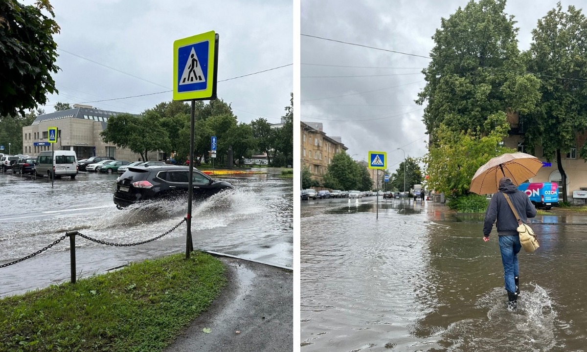 Знаменитая лужа у МВД Карелии скоро исчезнет? | 04.10.2023 | Новости  Петрозаводска - БезФормата