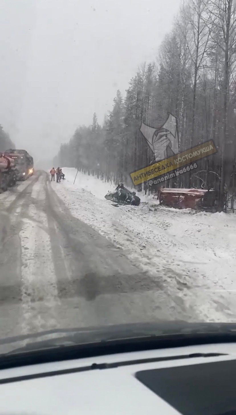 На трассе в Карелии в страшной аварии погиб водитель грузовика | 05.11.2023  | Новости Петрозаводска - БезФормата