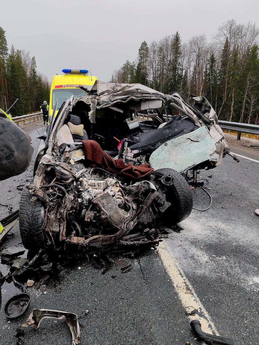 Два человека погибли в страшной аварии в Карелии | 07.11.2023 | Новости  Петрозаводска - БезФормата