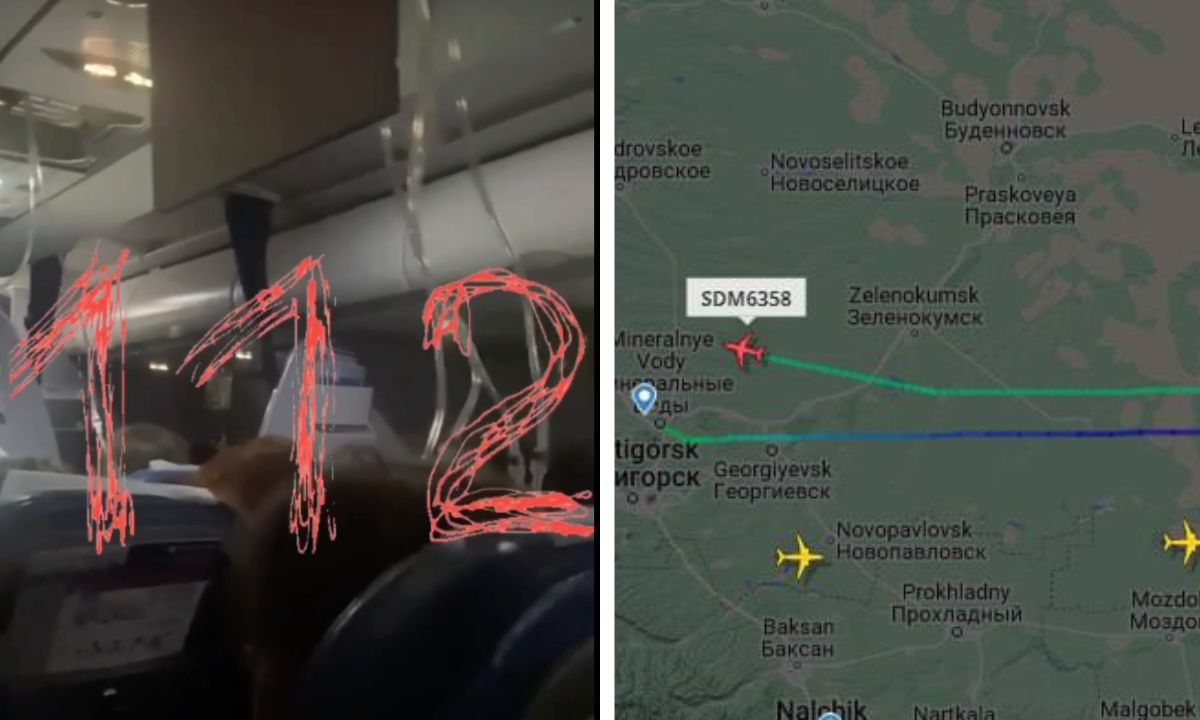 самолет, снег, Уральские авиалинии