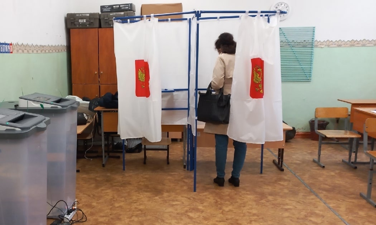выборы кабинка для голосования Карелия