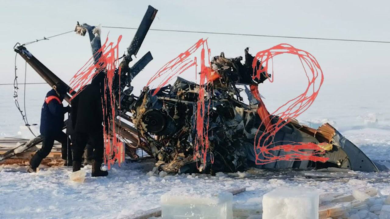 Упавший в Онежское озеро вертолет удалось поднять со дна | 11.02.2024 |  Новости Петрозаводска - БезФормата