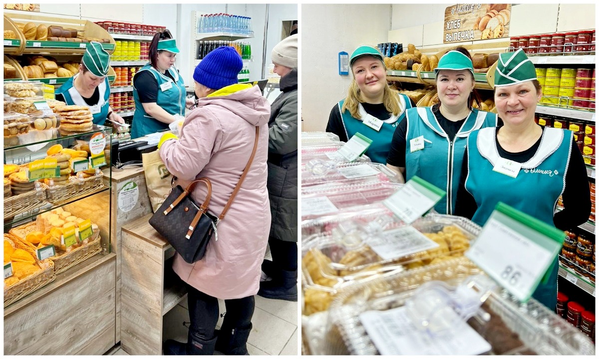 «Там он необходим на 100%»: сегодня магазин «Олония» открылся в поселке Рабочеостровск!