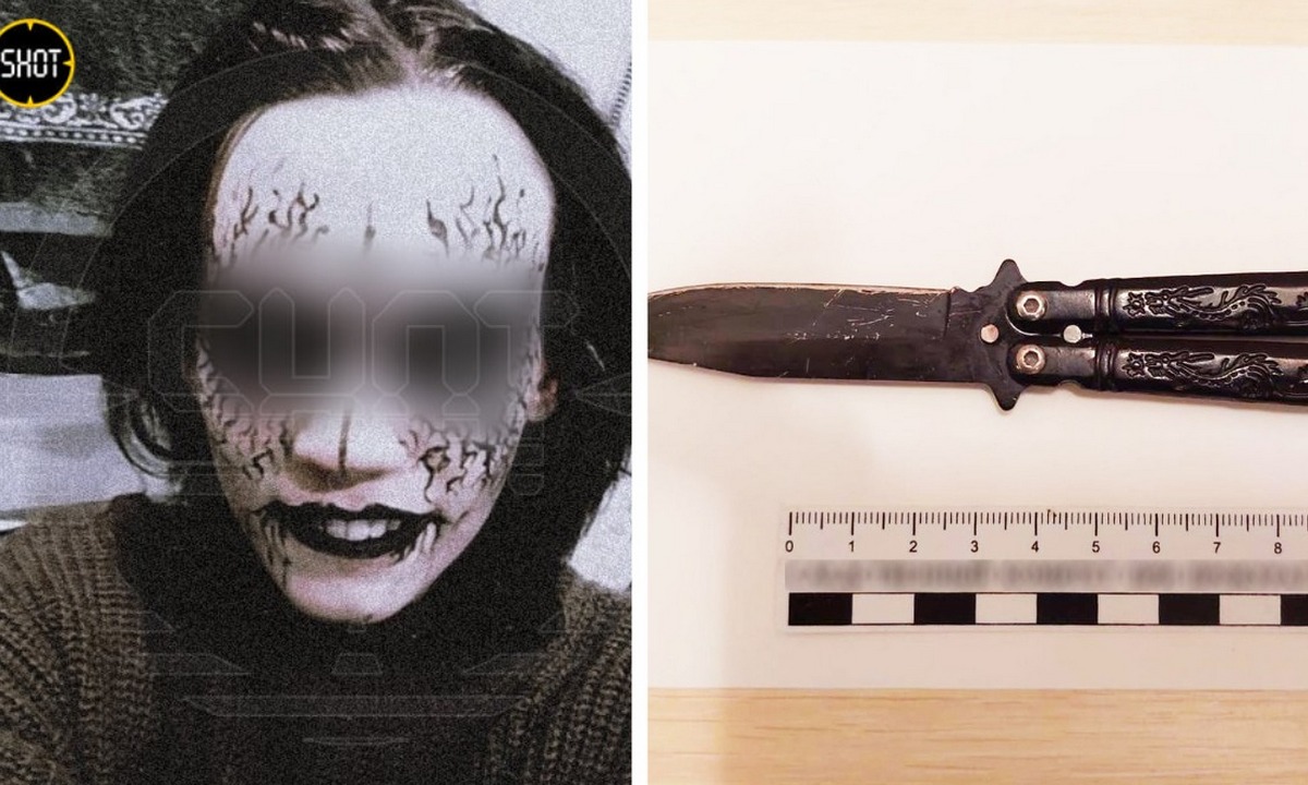 Опубликовано фото ножа, которым школьник-сатанист  изрезал девушек