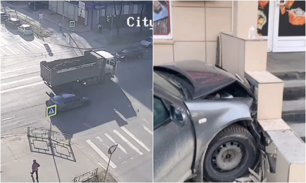 В Петрозаводске водитель пытался «протаранить» грузовик