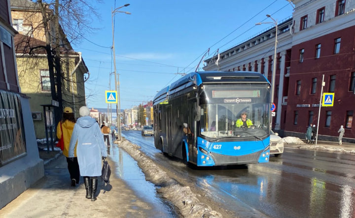 В Петрозаводске изменится график работытроллейбусов