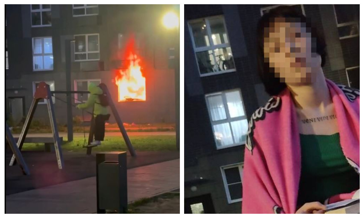 Девушка подожгла свою квартиру из-за страха перед ЦРУ