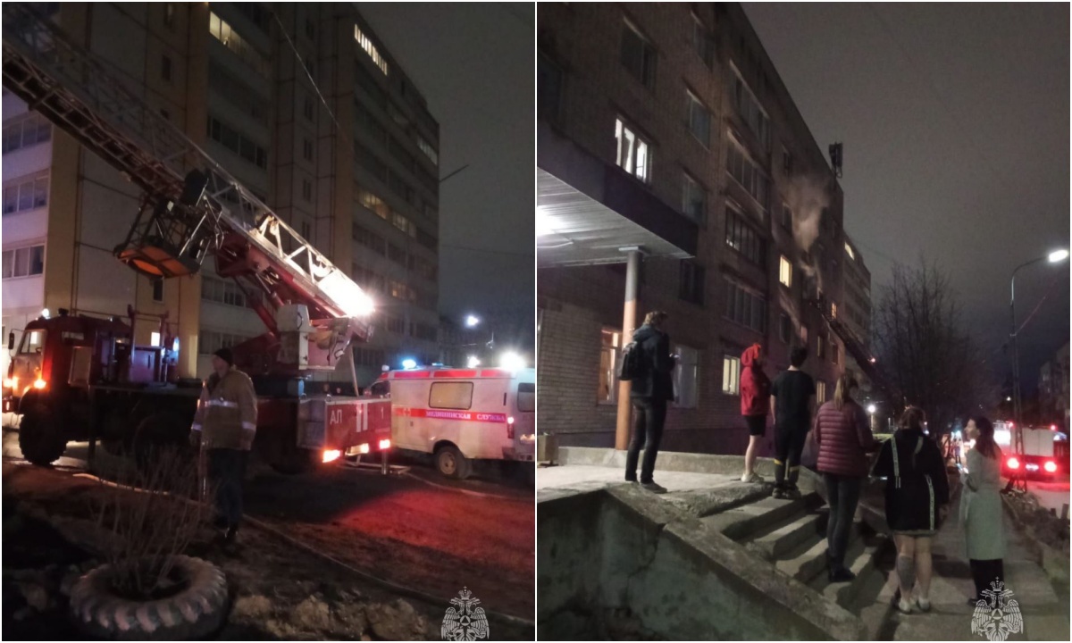 В Петрозаводске пьяного мужчину сосед вытащил из огня