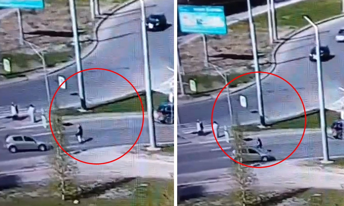 В Петрозаводске водитель чуть не сбил подростка на пешеходном переходе