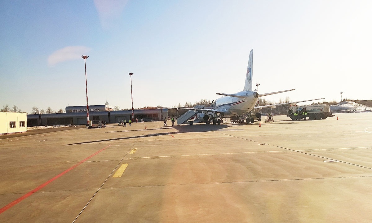 Поджигателя задержали у аэропорта в Петрозаводске