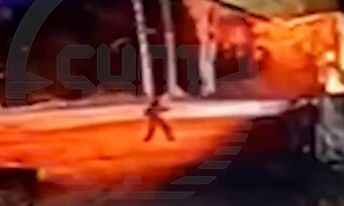 Появилось видео поджога военкомата в Карелии