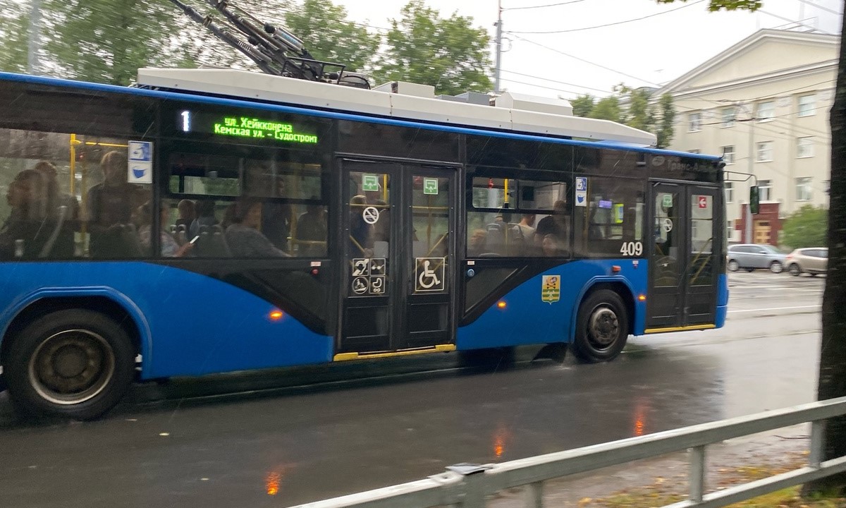 В Петрозаводске меняется маршрут двух троллейбусов