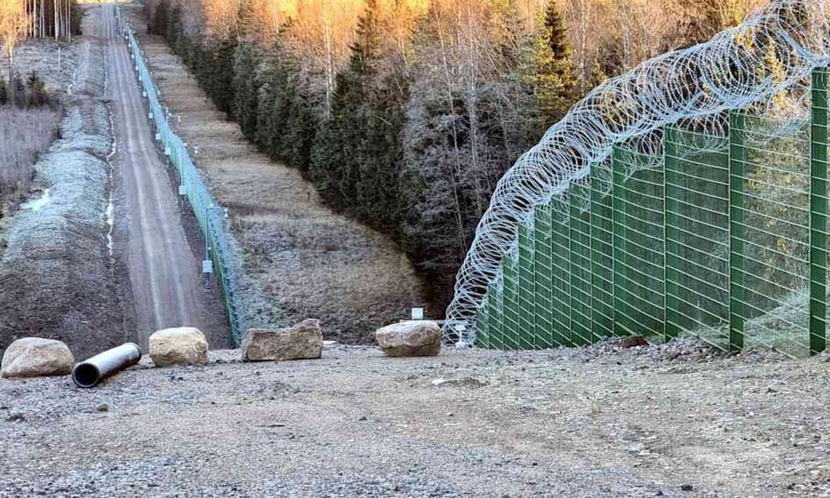 Финские власти вырубают лес, чтобы построить забор на границе с Россией