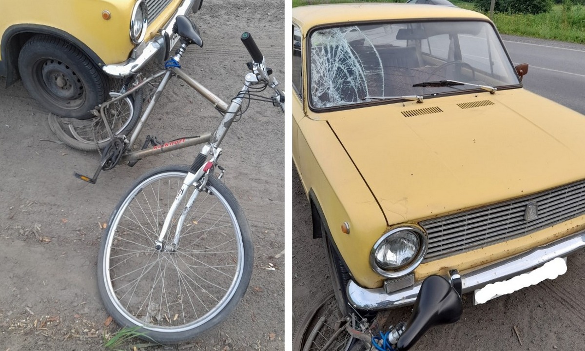 Велосипедиста сбили на выезде из Петрозаводска