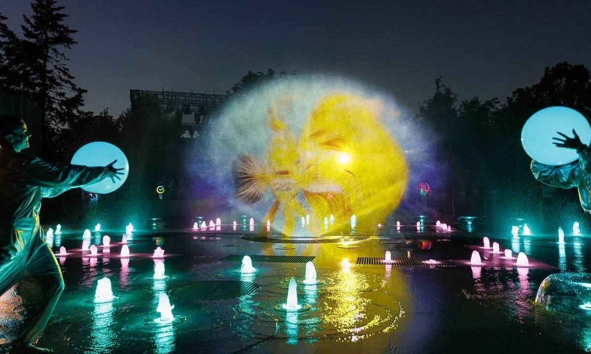 В Пскове к 1121-летию города открыли умный фонтан
