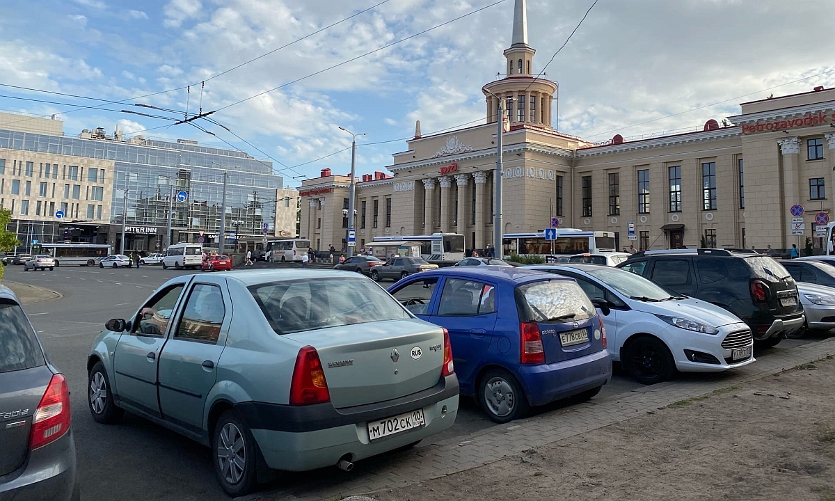 вокзал парковка Петрозаводск