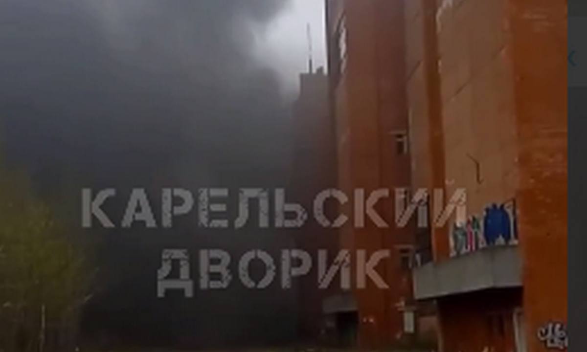 Пожар в промзоне Петрозаводска: узнали, что случилось
