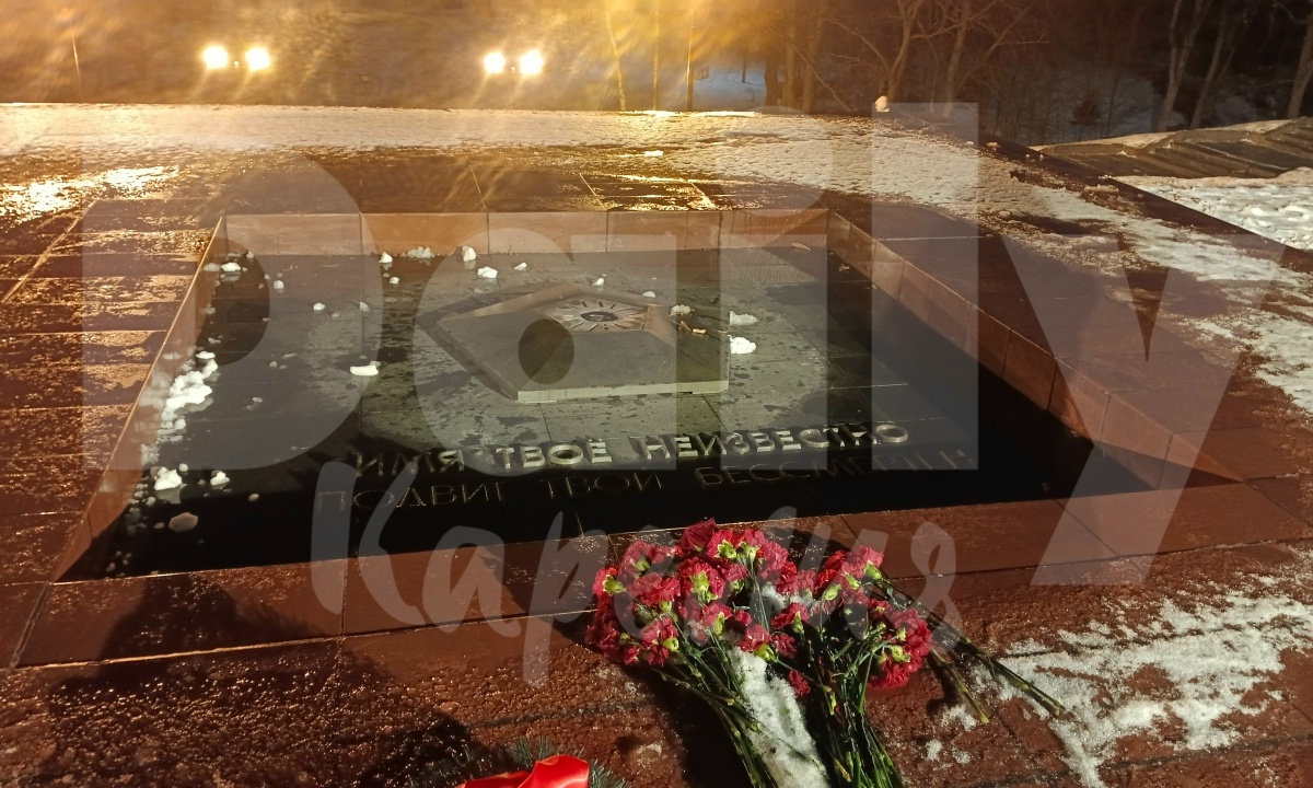 В Петрозаводске погас Вечный огонь